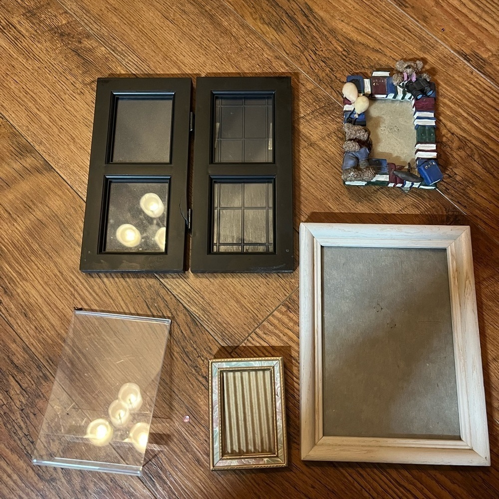 Set of 5 miscellaneous photo frames